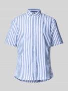 Casual fit linnen overhemd met 1/2-mouwen