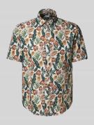 Casual fit linnen overhemd met kentkraag