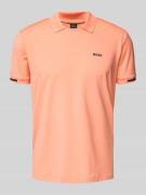 Regular fit poloshirt met labelprint, model 'Palle'