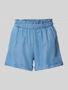 Loose fit korte broek van lyocell in denimlook, model 'HARPER'