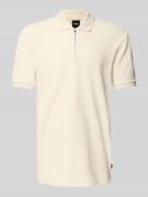 Regular fit poloshirt met ritssluiting, model 'Paras'