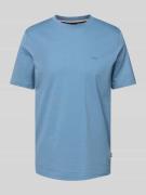 T-shirt met labelprint, model 'Thompson'