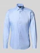 Super slim fit zakelijk overhemd met kentkraag