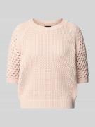 Gebreide pullover met ribboorden, model 'Funima'