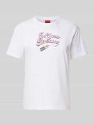T-shirt met ronde hals, model 'Damacia'