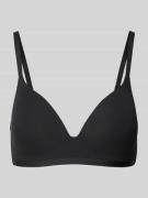 Triangelbeha met labeldetail, model 'SMARTOUCH'