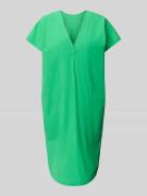Knielange jurk met V-hals, model 'JOYCE'