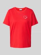 Regular fit T-shirt van puur katoen