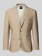 Slim fit 2-knoops colbert met reverskraag, model 'Jasper'
