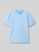 Regular fit T-shirt van puur katoen
