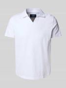 Poloshirt met V-hals