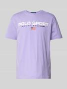 T-shirt met labelprint