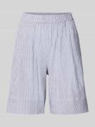 Flared korte broek met elastische band