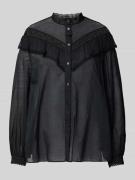 Overhemdblouse met knoopsluiting, model 'ASTICE'