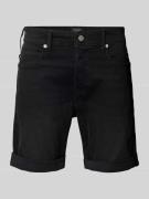 Tapered fit korte jeans met steekzakken, model 'RBJ.901'