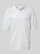 Poloshirt met V-hals