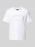 Regular fit T-shirt van puur katoen, model 'TARA'