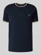 T-shirt met ribboorden