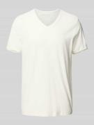T-shirt met V-hals