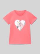 Regular fit T-shirt van puur katoen