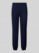 Sweatpants met labeldetail