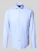 Regular fit zakelijk overhemd met haaikraag