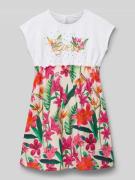 Mini-jurk met labelprint