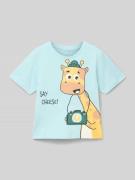 T-shirt met motiefprint, model 'HELGE'