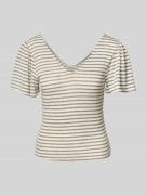 Regular fit T-shirt van viscosemix, model 'GINA'