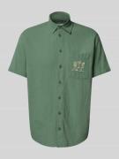Slim fit vrijetijdsoverhemd met stitchingdetails, model 'APOLLO'