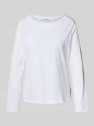 Shirt met lange mouwen van katoen met logodetail