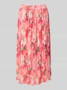 Midirok met plissévouwen, model 'La44rii''