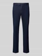 Slim fit jeans met riemlussen