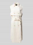 Midi-jurk met strikceintuur, model 'Cifasia'