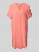 Oversized mini-jurk van pure viscose