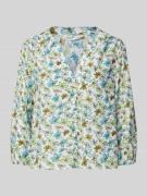Loose fit blouse met all-over motief