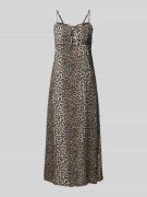 Soepele maxi-jurk met all-over motief, model 'NOVA'