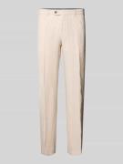 Regular fit broek met paspelzakken, model 'Parmal'