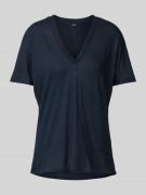 T-shirt met V-hals, model 'Eylina'