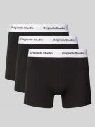 Boxershort met elastische band met label in een set van 3 stuks, model...