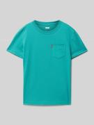T-shirt met borstzak