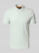Poloshirt met labeldetail