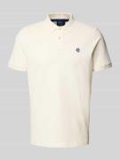 Regular fit poloshirt met labelstitching