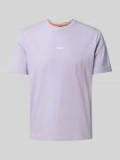 T-shirt met labelprint
