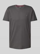 T-shirt met labelstitching