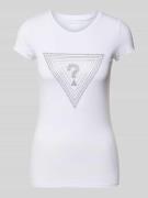 T-shirt met siersteentjes