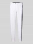 Regular fit broek met paspelzakken, model 'Parmal'