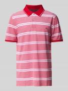 Regular fit poloshirt met labelstitching