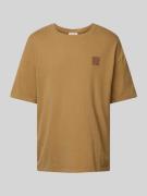 T-shirt met labelprint