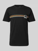 T-shirt met labelprint